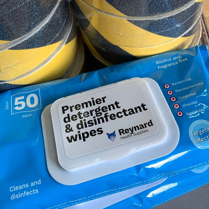 Disinfectant Wipes That Pick Up Dirt and Bacteria Rather Than Move It Around