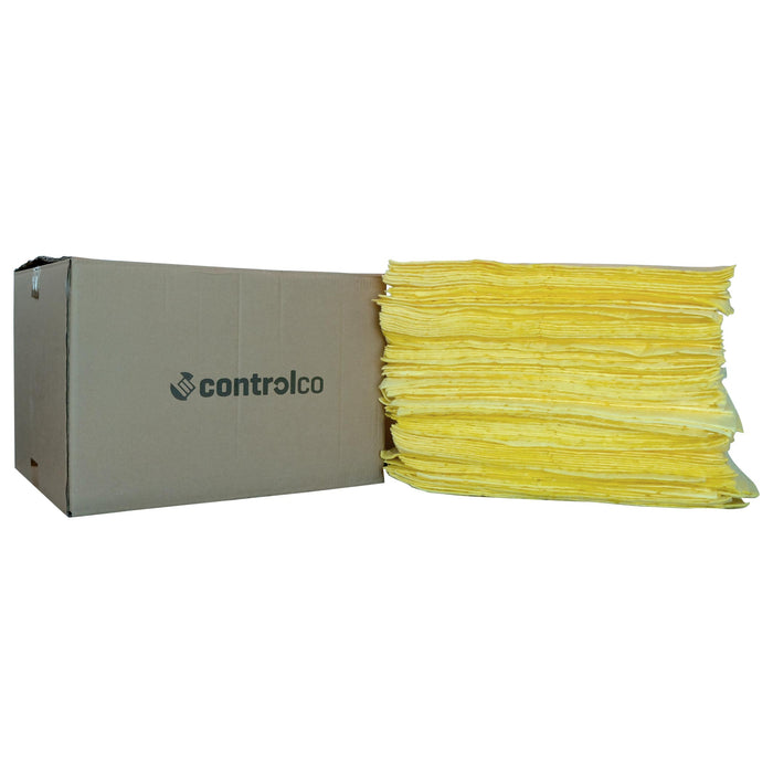 Controlco Sorbent Pads | Chemical | 100 Pads — First Aid Plus Limited T ...