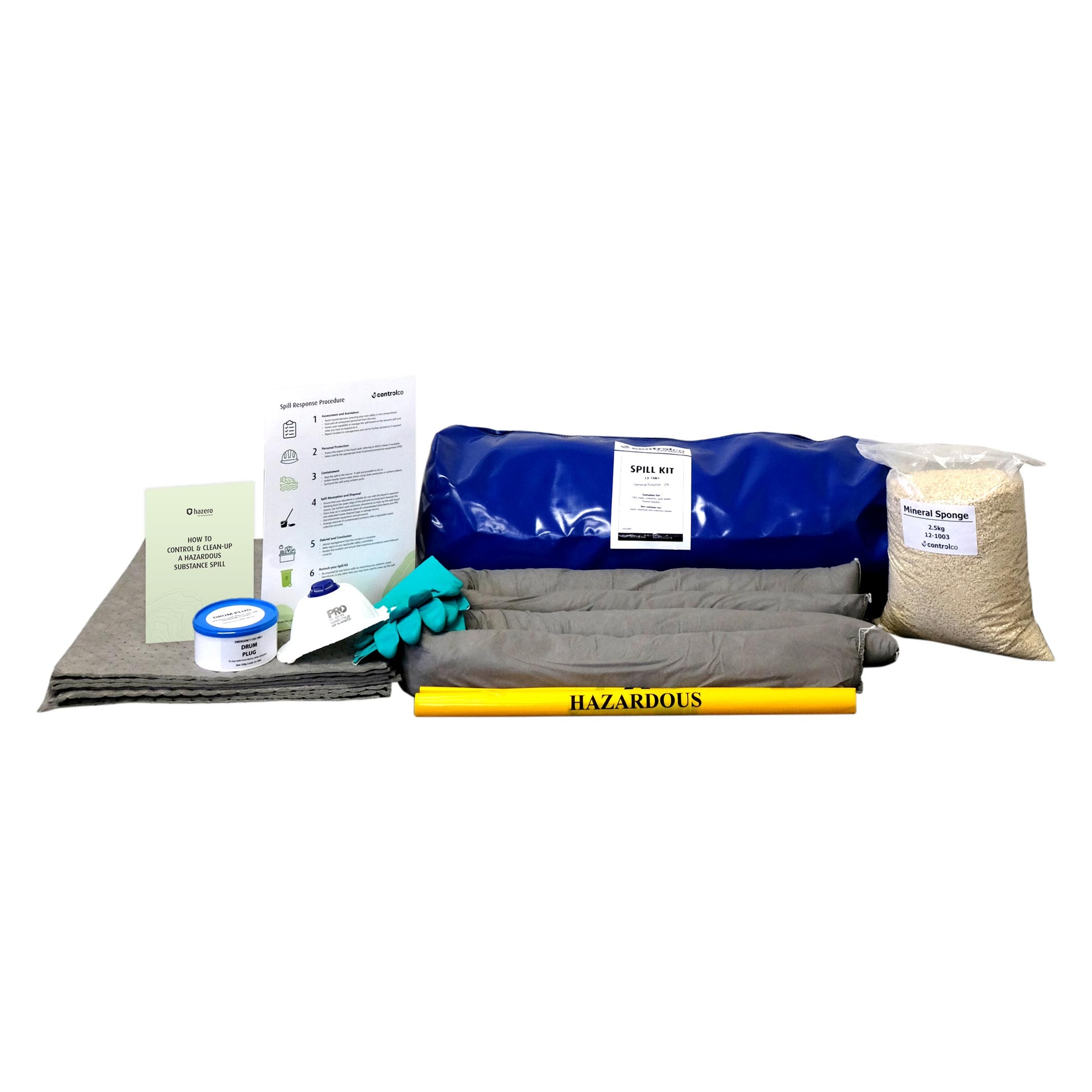 Controlco Premium Spill Kit | General Purpose | 20L — First Aid Plus ...