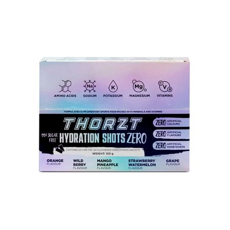 Thortz | 99% Sugar Free Hydration Shot Zero Natural Mixed Flavours