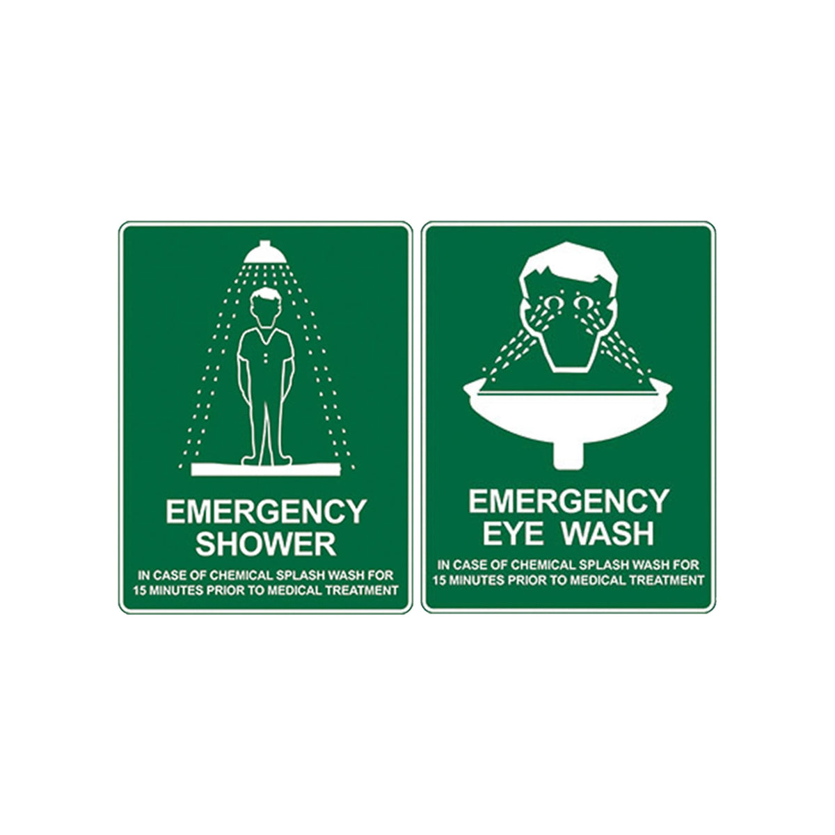 Emergency Shower and Eye Wash Location Sign — Total Safety