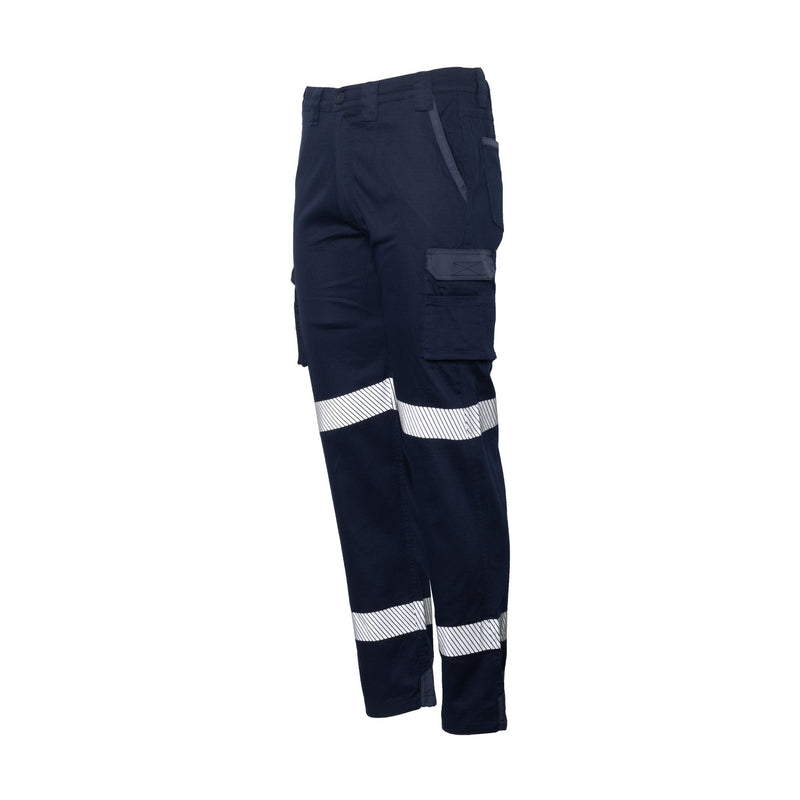 Navy Ripstop Pants 220gsm Cotton Hi Vis | 801251
