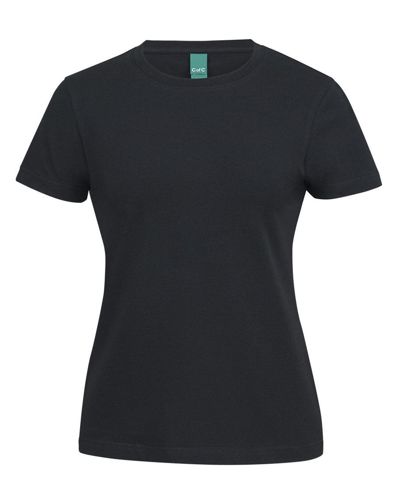 C of C Ladies Cotton S/S Stretch Tee | 1STS1