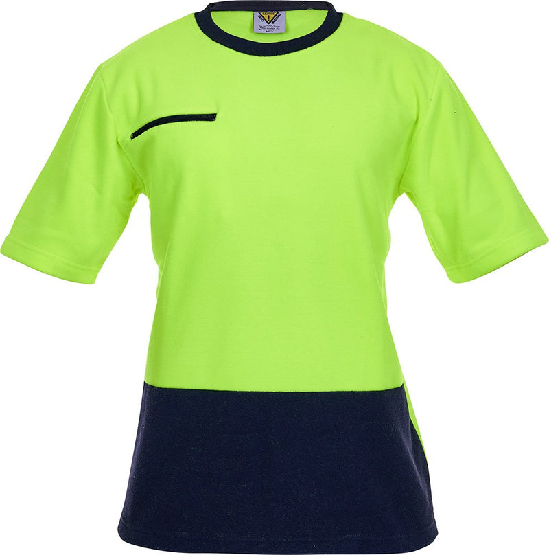 Hi-Vis D/O Polar Fleece Crew Neck T-Shirt | PCF1011