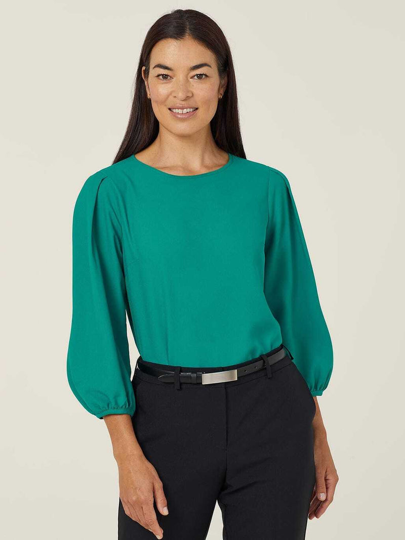 French Georgette 3/4 Sleeve Top | CATUPM