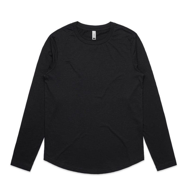 Womens Curve Long Sleeve Tee | 4055