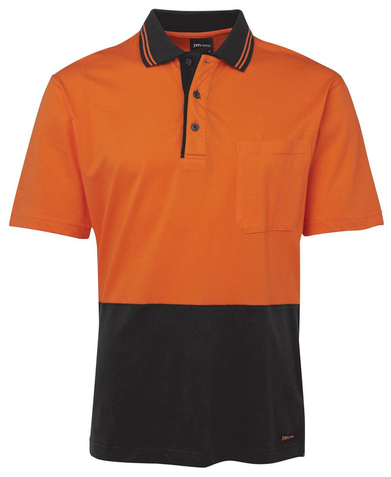 Hi Vis Short Sleeve Cotton Polo | 6CPHV