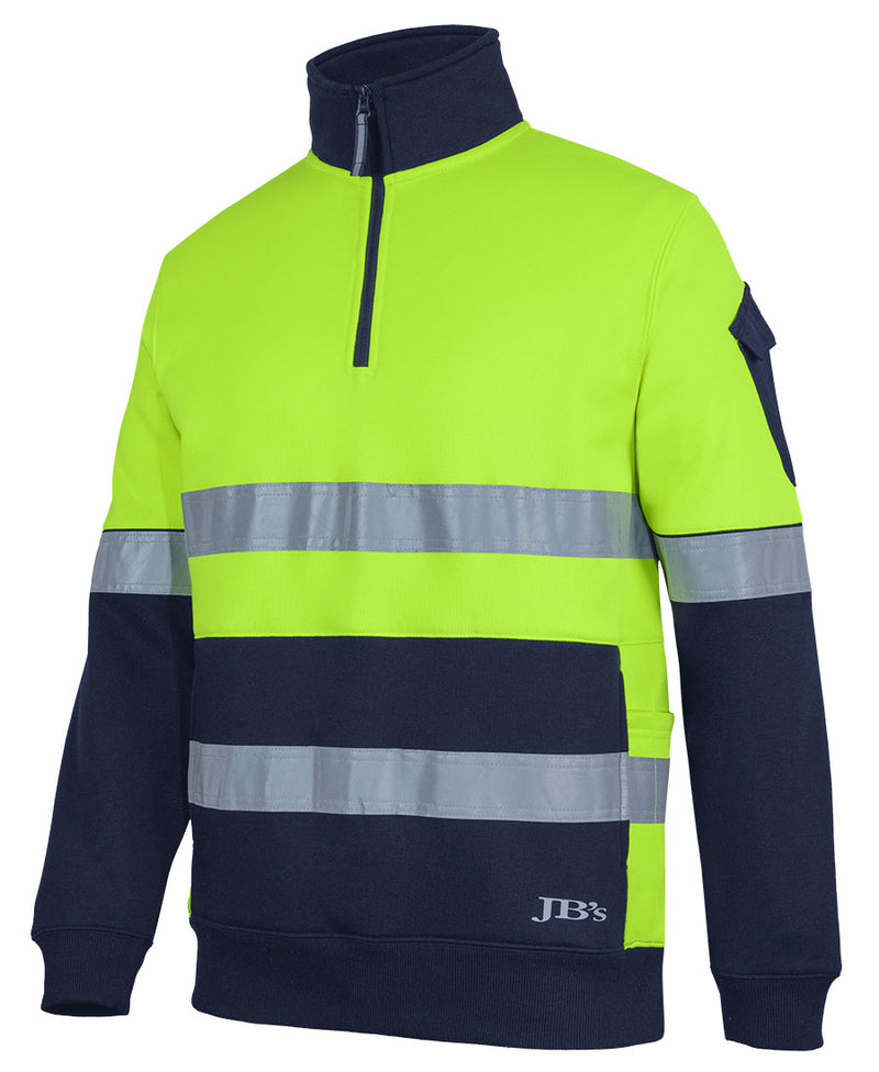 JB's 350g Hi Vis (D+N) 1/2 Zip Trade Fleece | 6DNVF