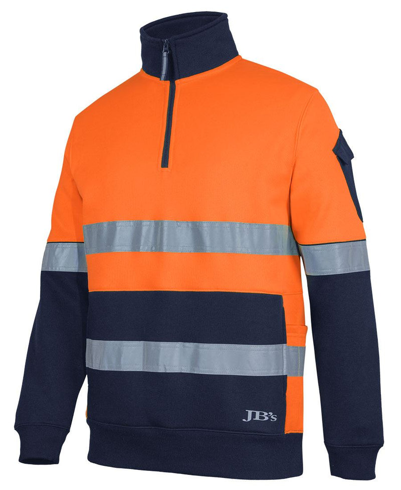 JB's 350g Hi Vis (D+N) 1/2 Zip Trade Fleece | 6DNVF