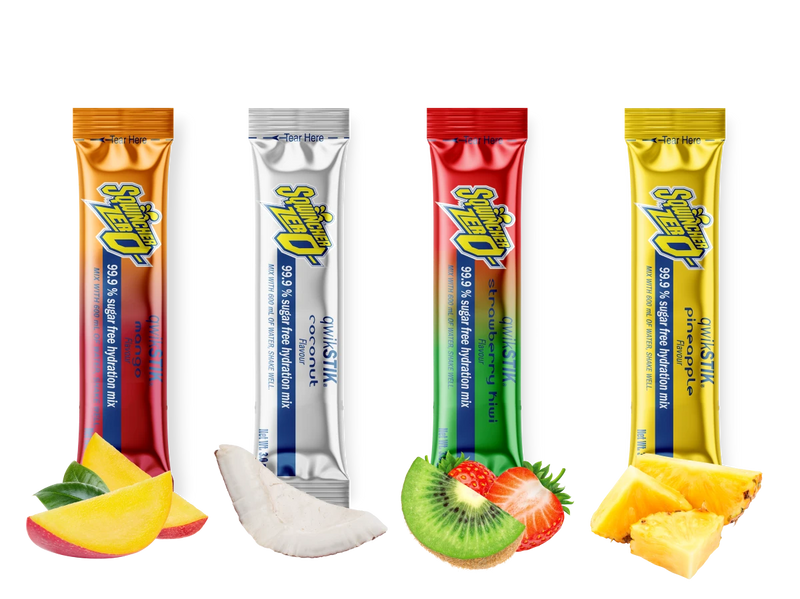 Sqwincher - Qwik Stiks Tropical Assorted (Packet of 20)