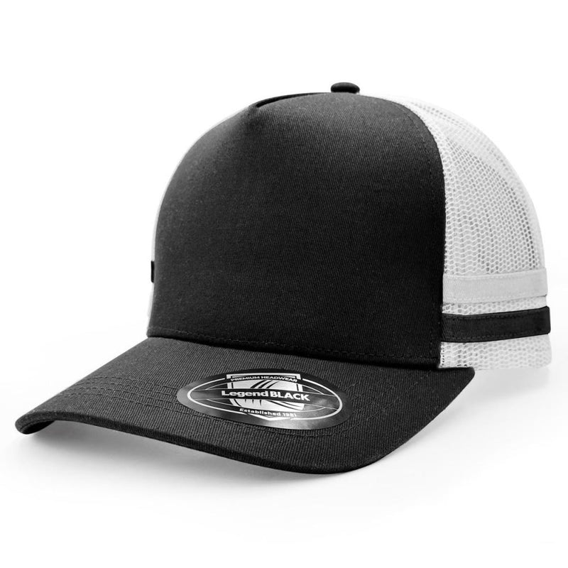 STRIPED TRUCKER CAP - 7050