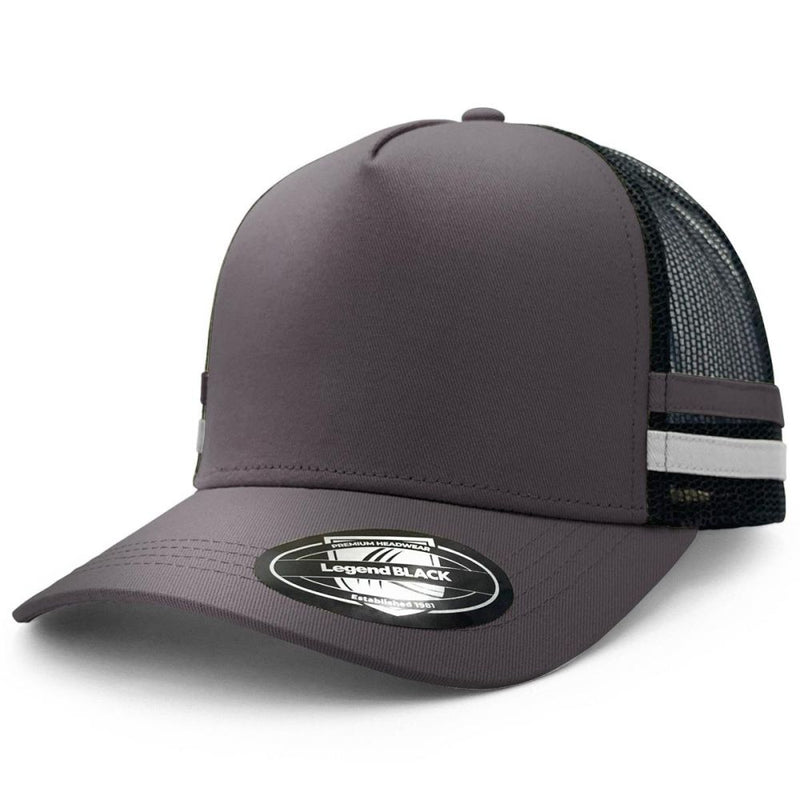 STRIPED TRUCKER CAP - 7050