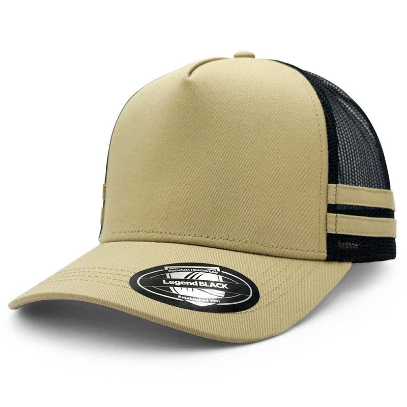 STRIPED TRUCKER CAP - 7050
