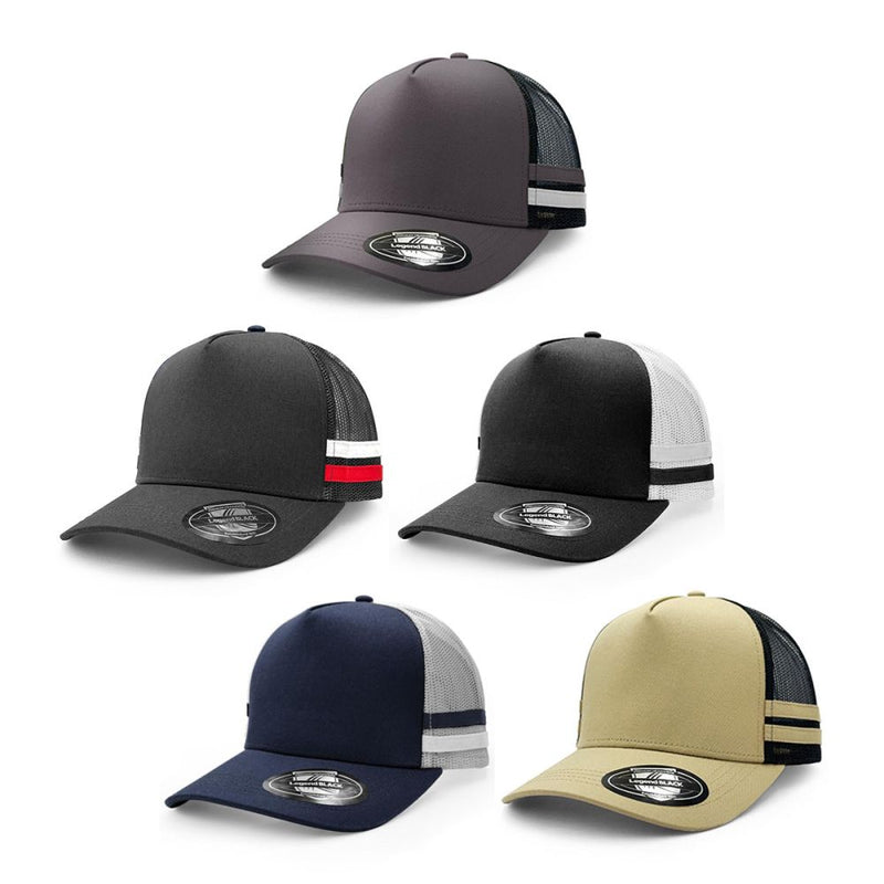 STRIPED TRUCKER CAP - 7050