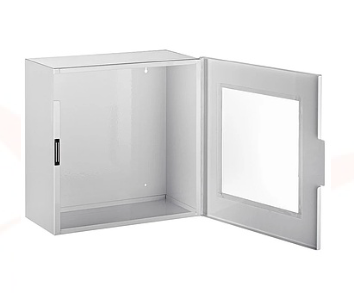 Metal Defibrillator Cabinet with Perspex Front