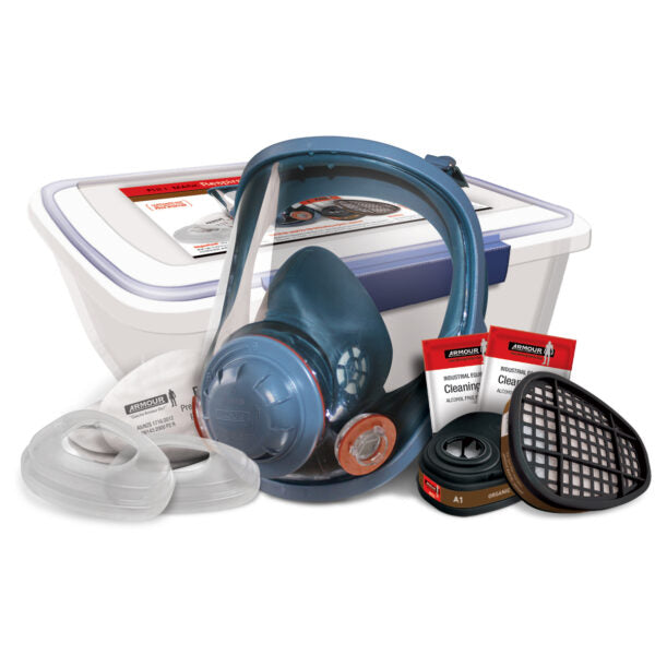 Full Face Mask & Organic Vapour Cartridge Kit (A1)