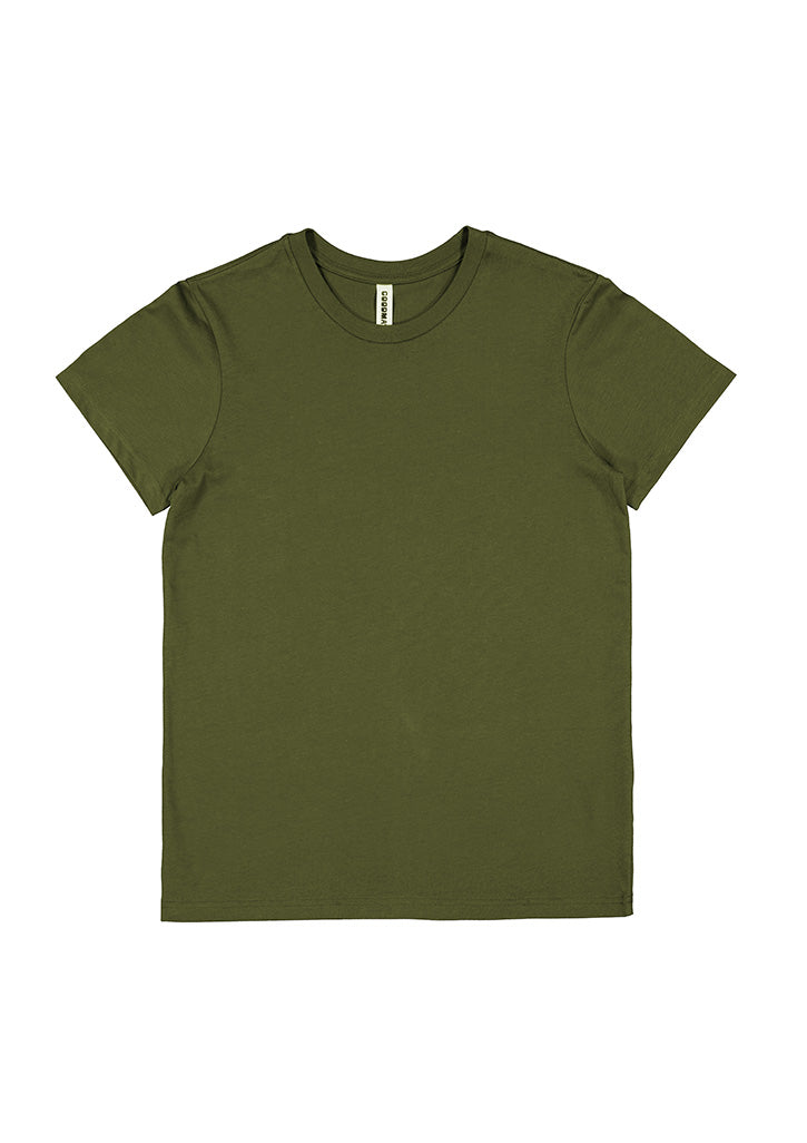 Goodmates  White Basis Womens Short Sleeve Tee