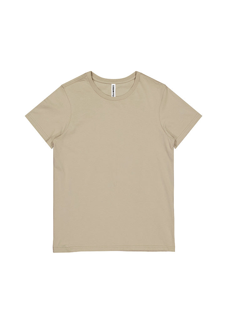 Goodmates  White Basis Womens Short Sleeve Tee