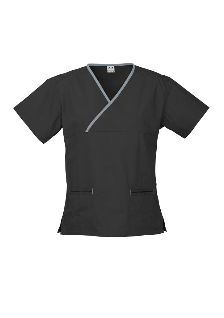 Womens Contrast Scrub Top | H10722