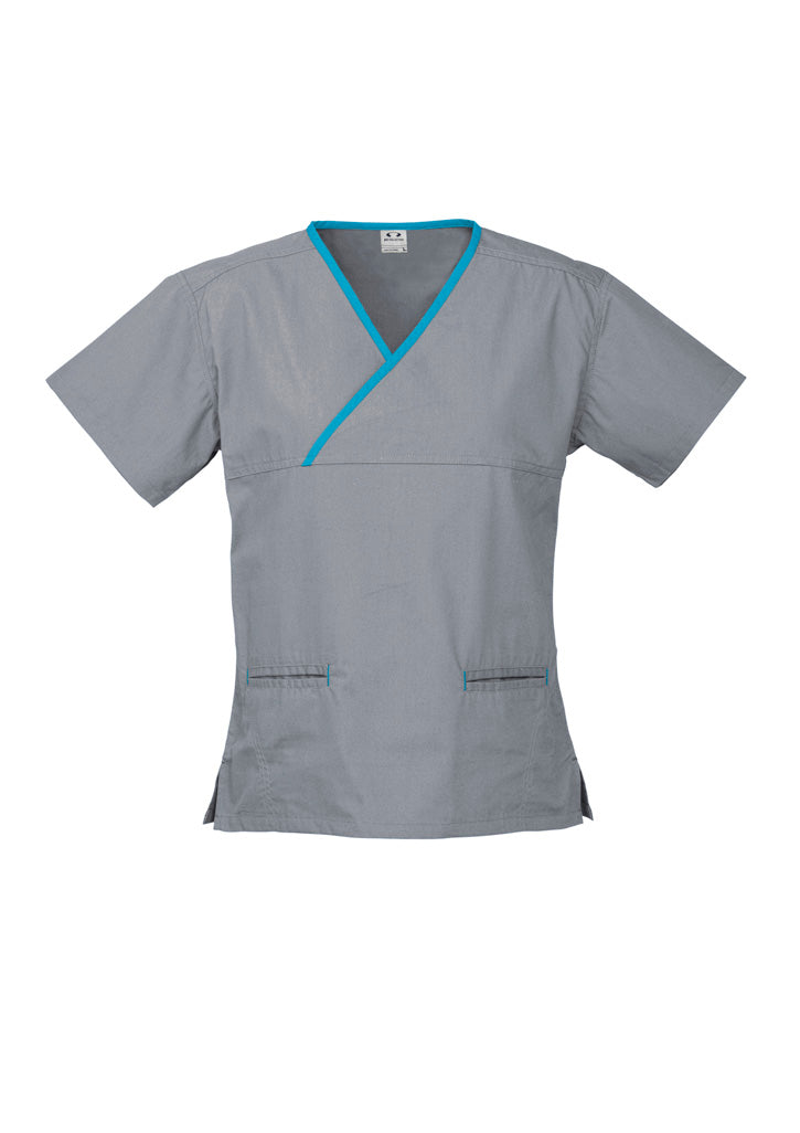 Womens Contrast Scrub Top | H10722