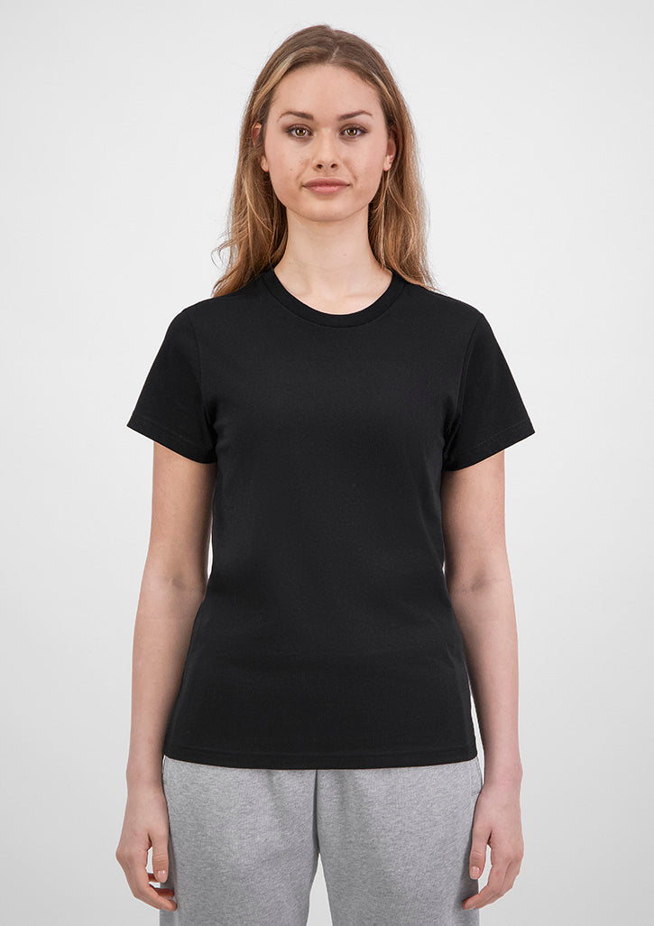 Goodmates  White Basis Womens Short Sleeve Tee