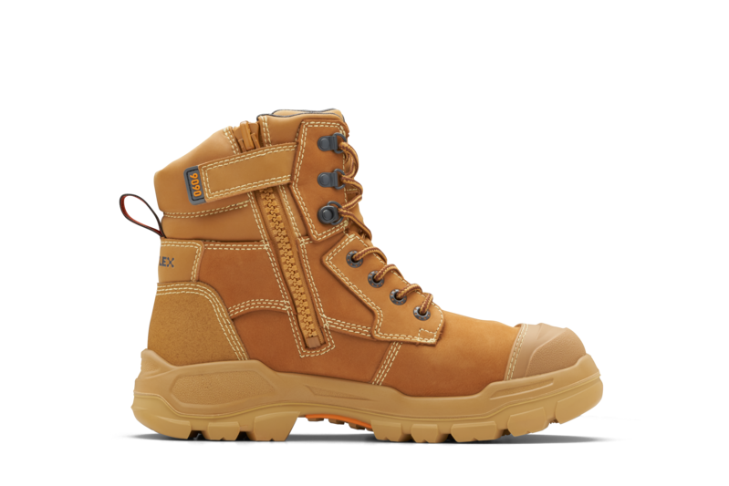 Rotoflex Max Steel Wheat Vibram sole Zip sided safety boot | 9090 ...
