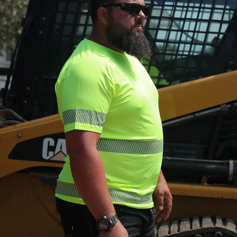 Wolf Workwear | Men's Assault Flex Hi-Viz Summer T-shirt