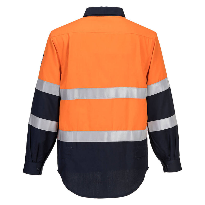 Portflame FR Class D/N Shirt Orange/Navy | FR04