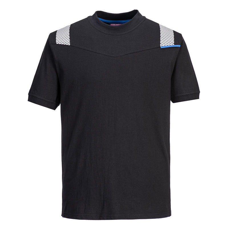 WX3 Modaflame Knit FR Short Sleeve T-Shirt Black - FR712