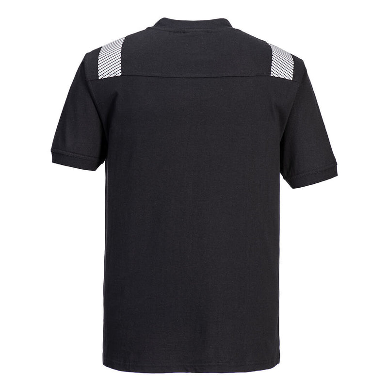 WX3 Modaflame Knit FR Short Sleeve T-Shirt Black - FR712