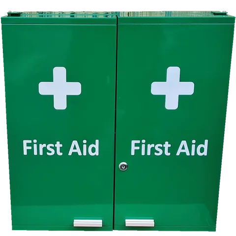 Double Door First Aid Cabinet Wall Mountable