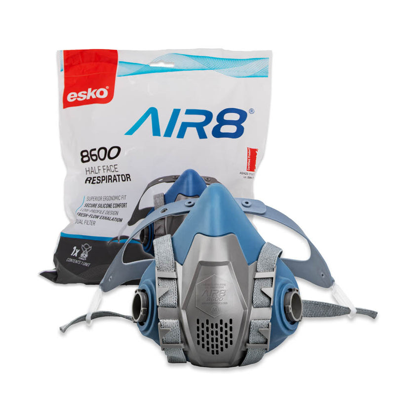 AIR8 8600 Half-Face Silicone Respirator