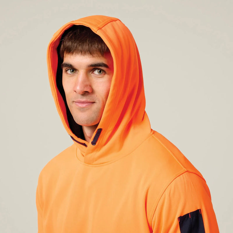Foundations Hi Vis Two Tone Brushed Fleece Hoodie | Y19325