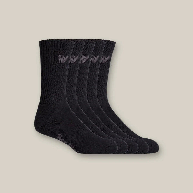 Cotton Crew Work Sock | 5 Pack | Y20035