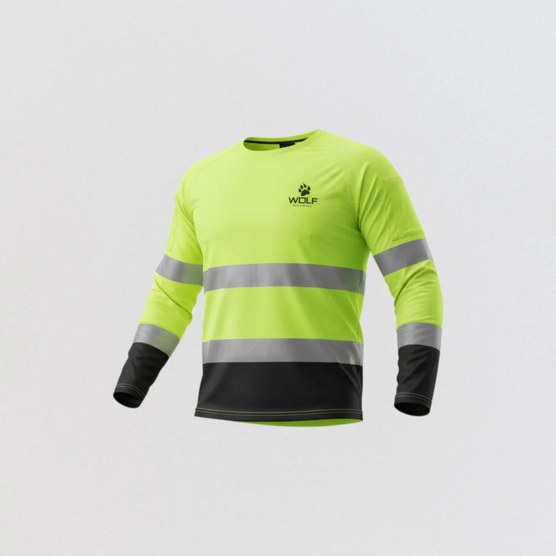 Wolf Workwear | Men's Infantry Series Hi-Viz Stretch Work Shirt
