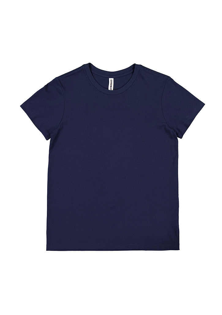 Goodmates  White Basis Womens Short Sleeve Tee