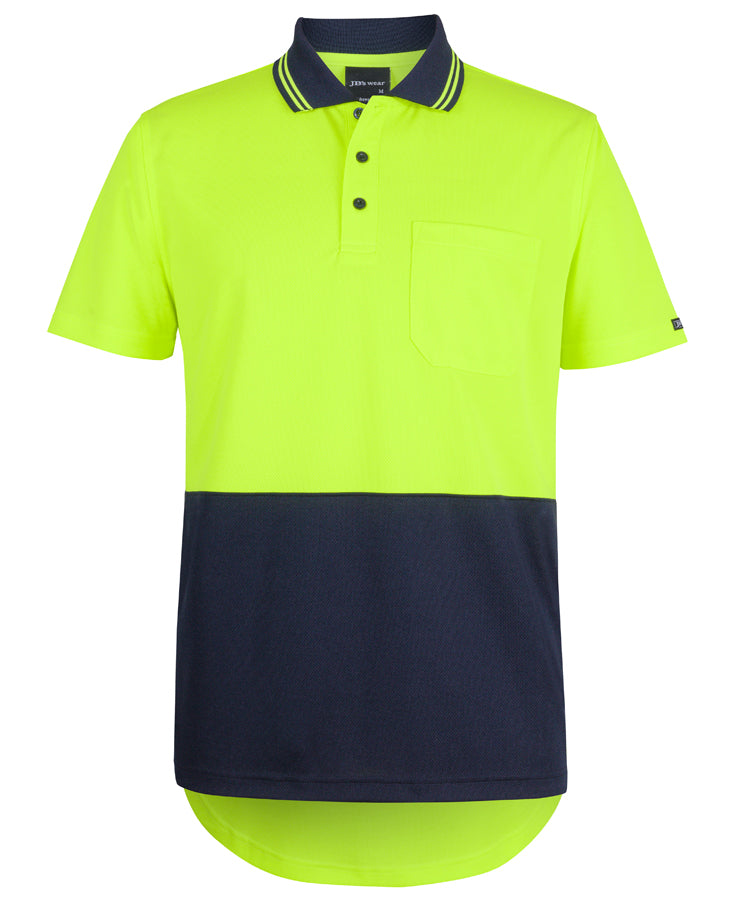 Hi Vis S/S Drop Tail Polo | 6HDS