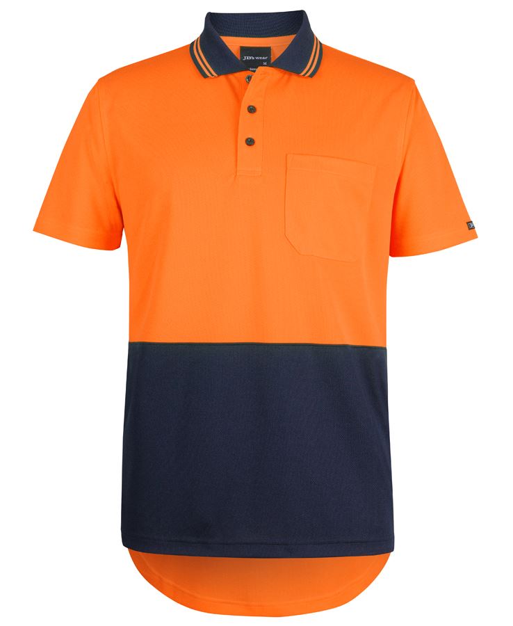Hi Vis S/S Drop Tail Polo | 6HDS