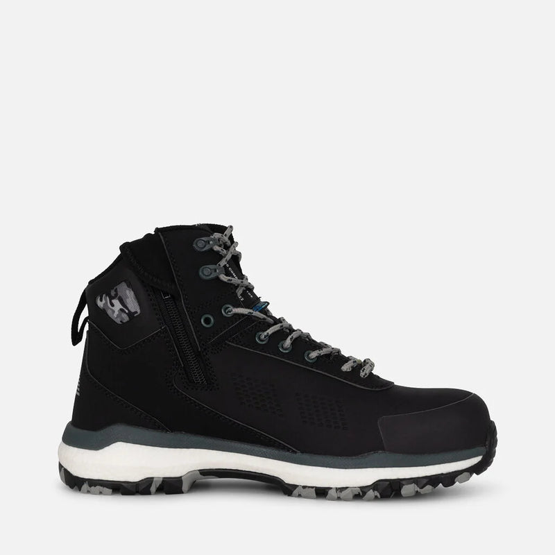 Terra Firma Hybrid Zip Lace Composite Boot| K27952 Blk Forrest Green