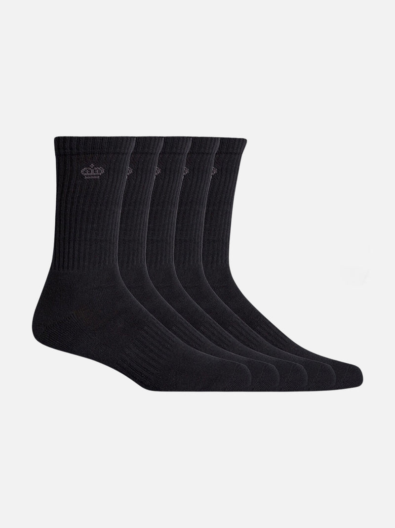 5 Pack Men's Cotton Crew Work Socks | K09035