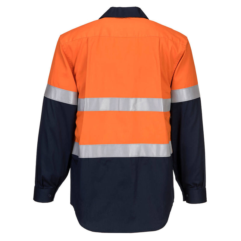 Bizflame FR Class D/N Shirt Orange/Navy - MF101