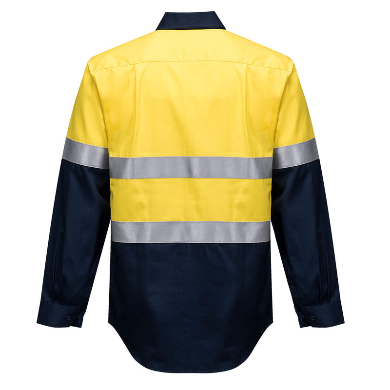 Bizflame FR Class D/N Shirt Orange/Navy - MF101