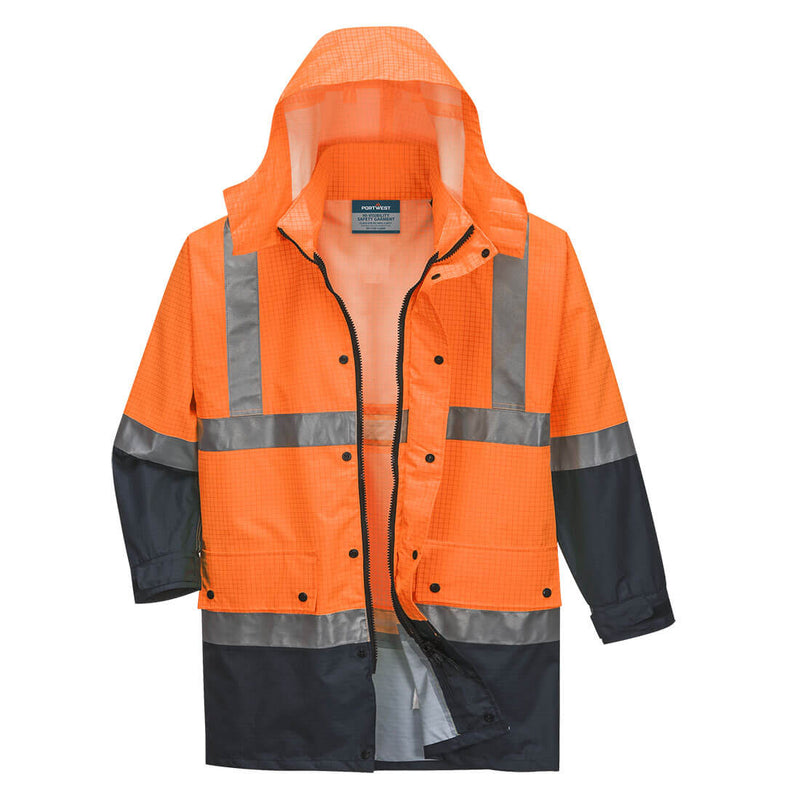 Mackay Hi-Vis Anti-Static Rain Traffic Jacket - MJ370