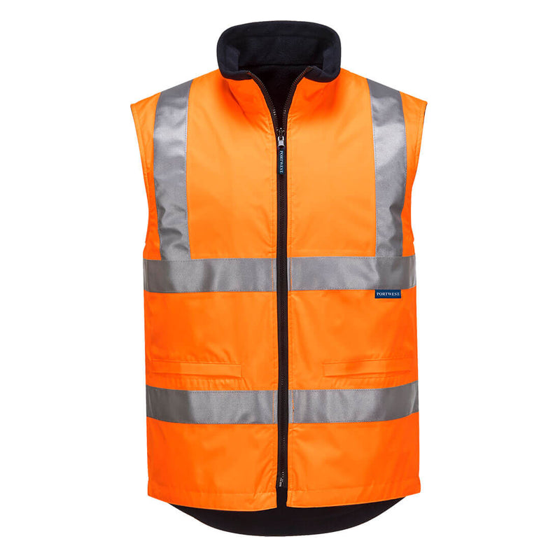 Port West | Hi-Vis Reversible Vest Yellow