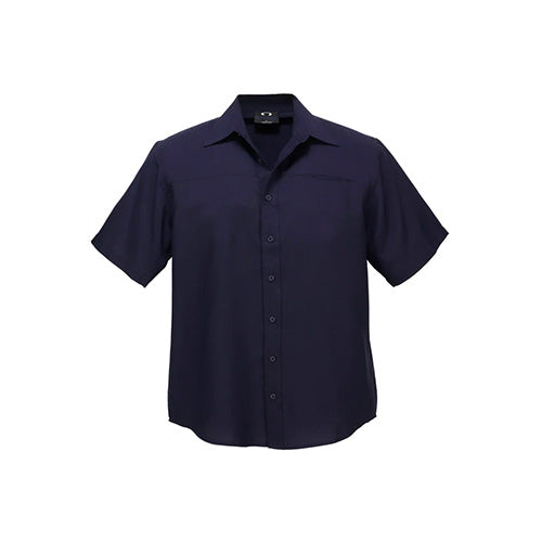 Biz Care | Mens Plain Oasis Short Sleeve Shirt | SH3603