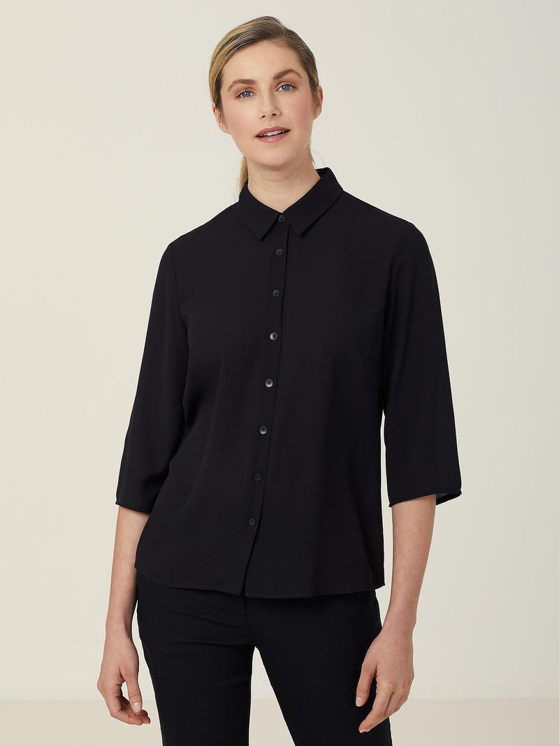 Georgie 3/4 Pleat Back Shirt | CATUKZ