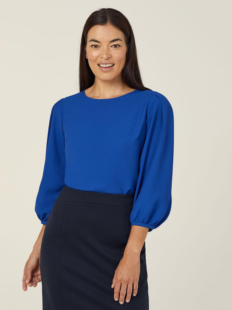 French Georgette 3/4 Sleeve Top | CATUPM