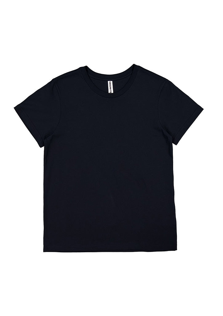 Goodmates  White Basis Womens Short Sleeve Tee