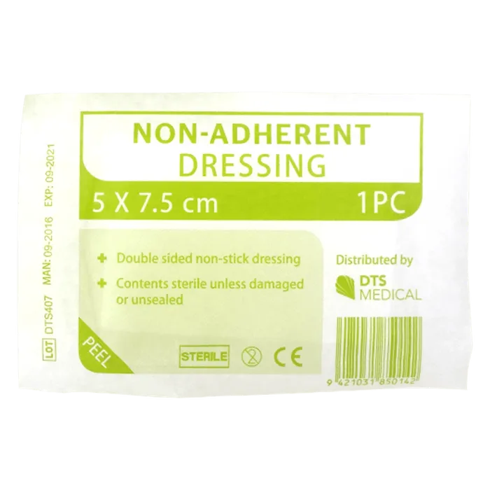 Non adherent Dressings | 7.5 x 5cm Single | MD006