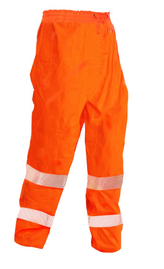 Essential D/N FR PU Coated Orange Rain Trousers | 801078